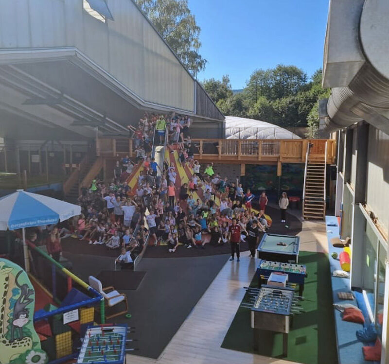 Viele Kinder feiern Geburtstag in der Spielarena, Schulklassen und Kindergärten verbringen dort ihre Wandertage