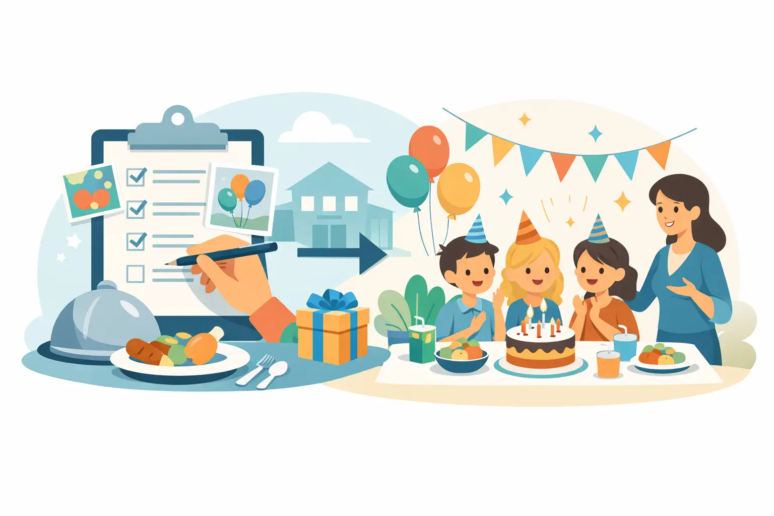 Kindergeburtstag mit Verpflegung buchen
