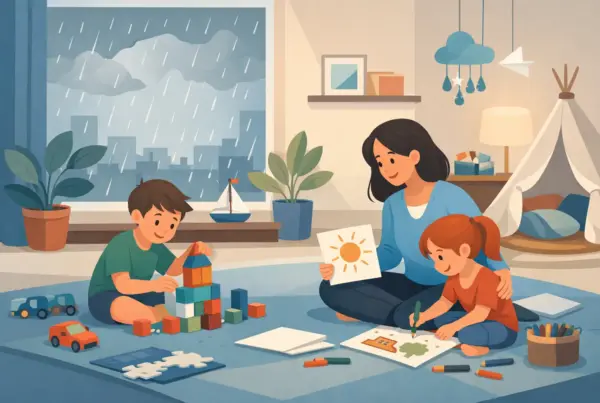 Regentag mit Kindern sinnvoll nutzen