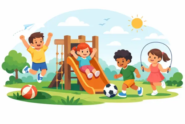 Spiel und Bewegung für Kinder mit Spaß