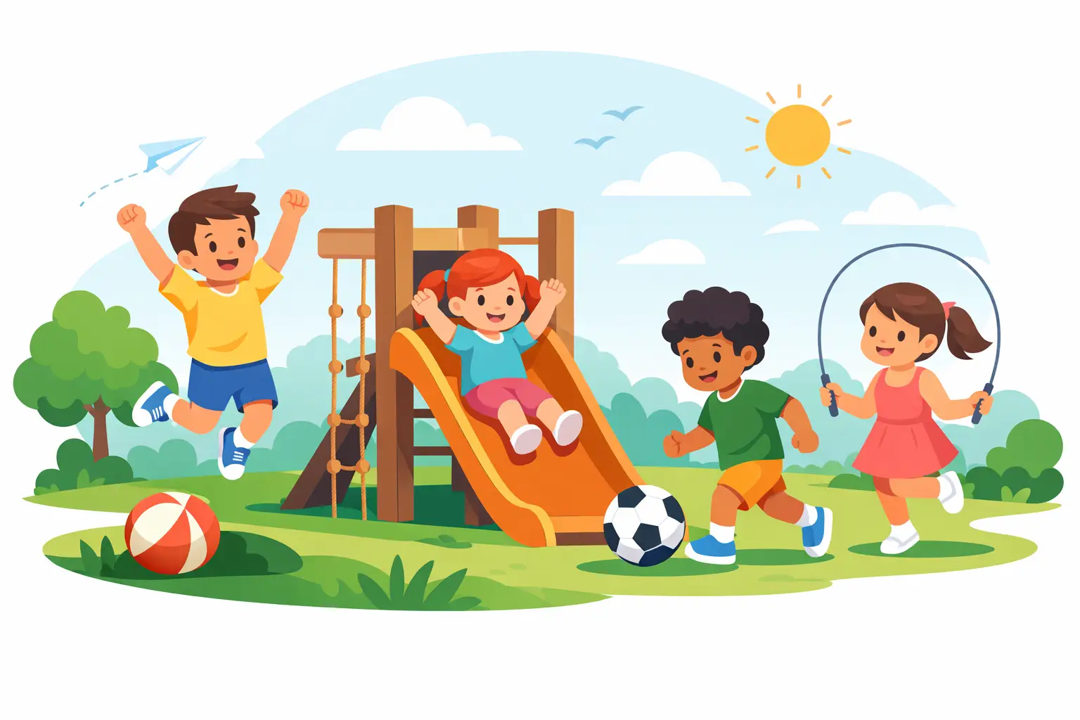 Spiel und Bewegung für Kinder mit Spaß
