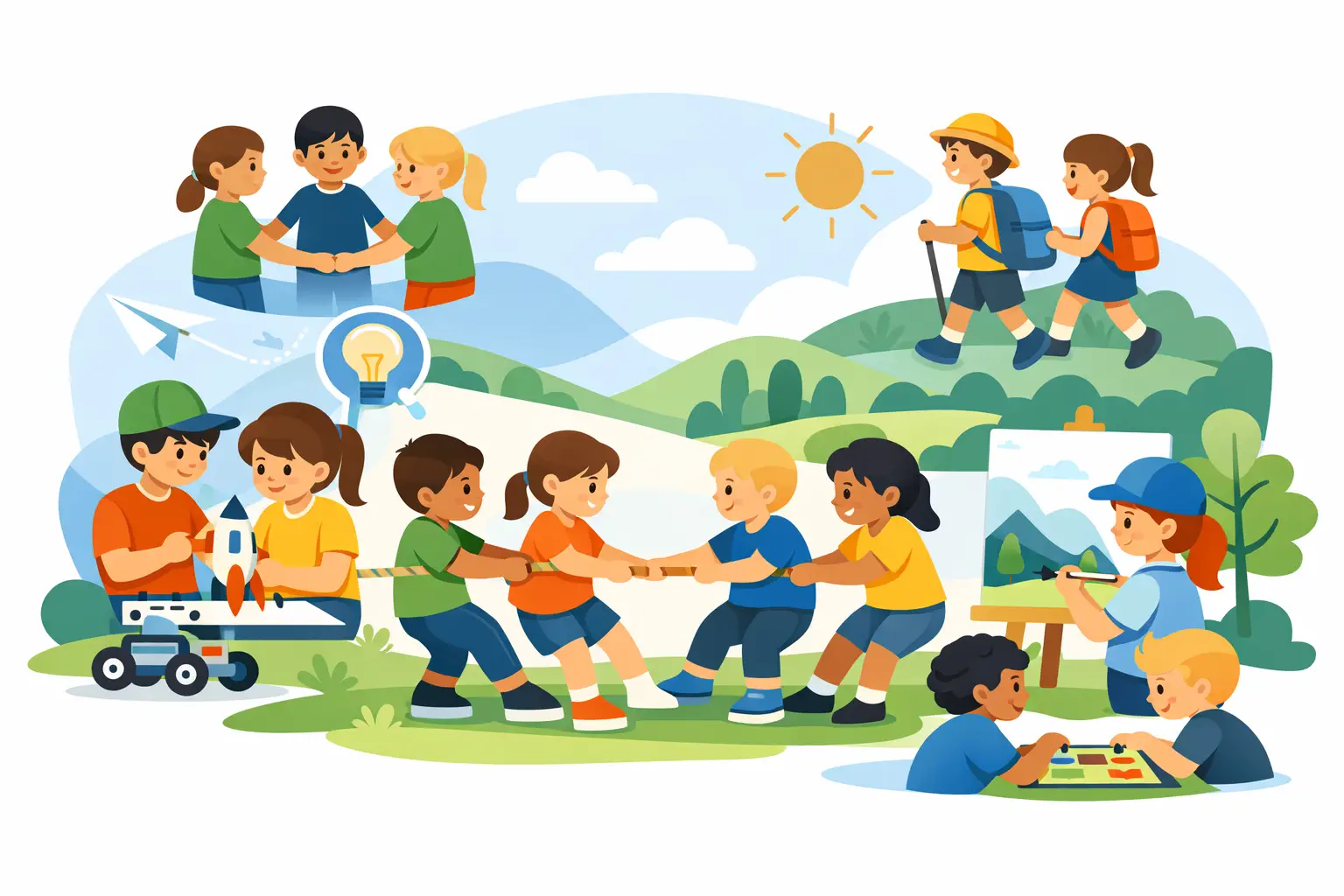11 Gruppenaktivitäten für Grundschulklassen