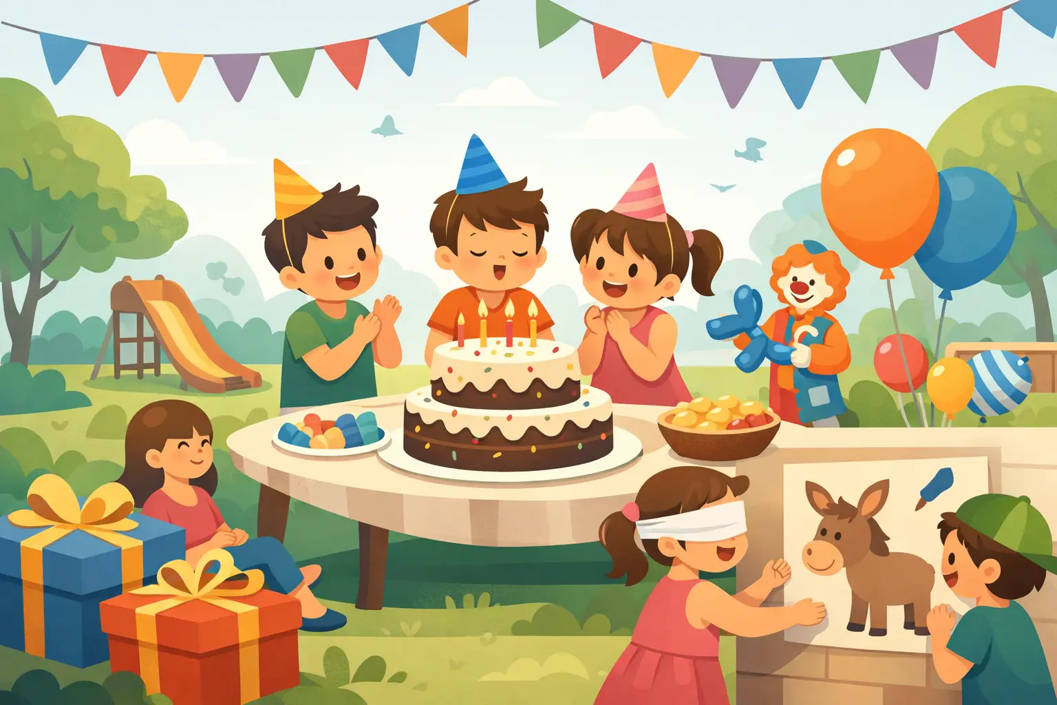 Beispiel für stressfreien Kindergeburtstag