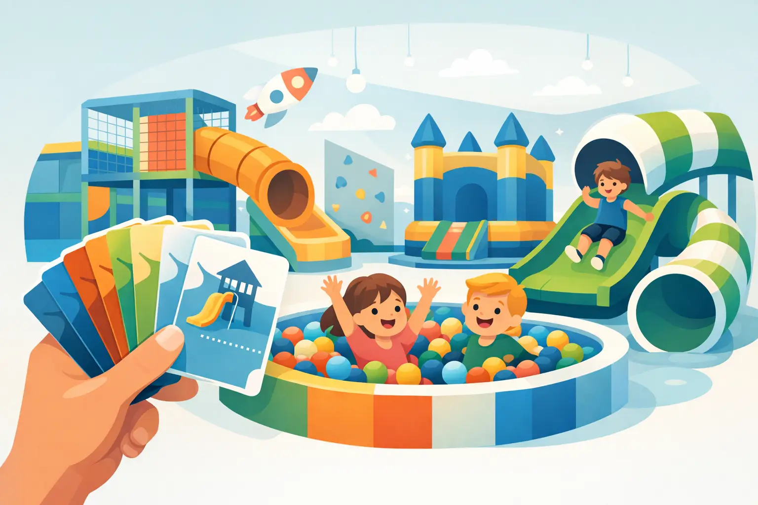 10er-Karte Indoorspielplatz für Kinder lohnt sich