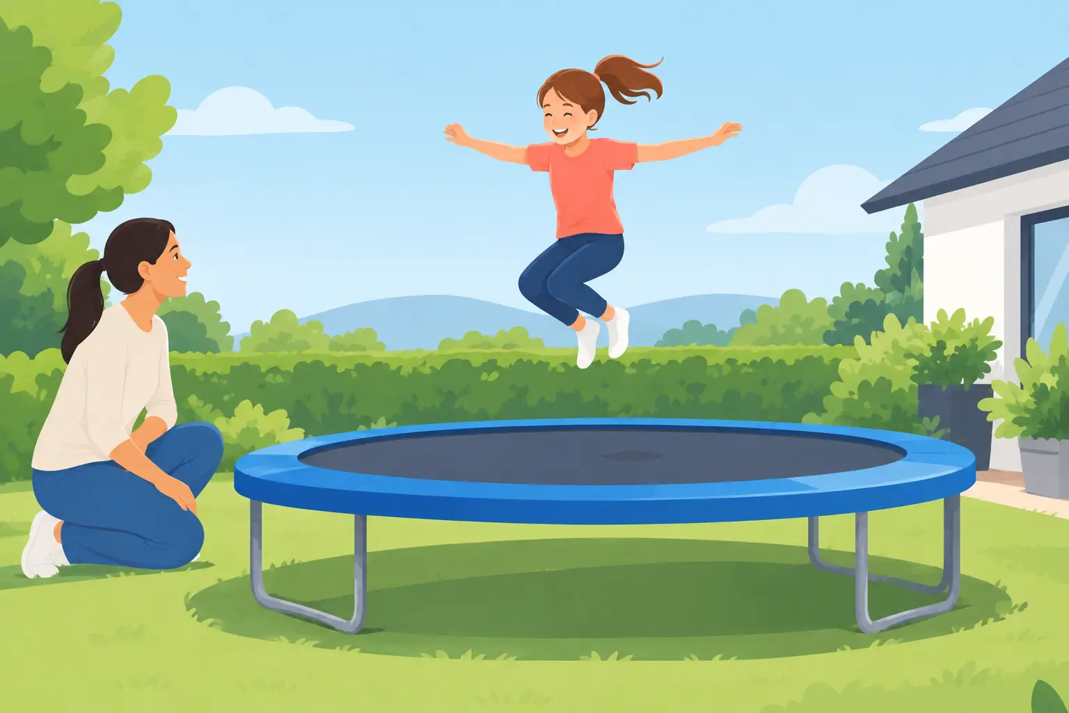 Ab welchem Alter Trampolin? Sicher springen